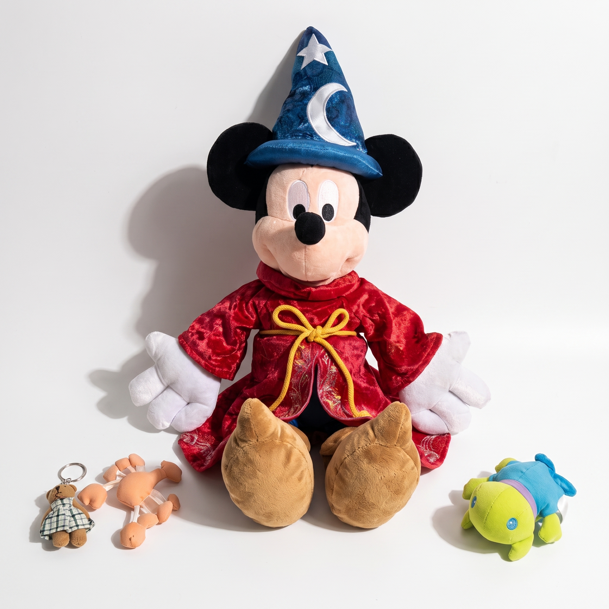 Peluche Mickey Fantasia Apprenti Sorcier 50cm - Fond blanc frontal