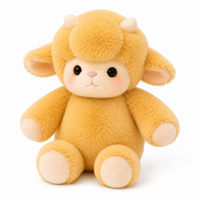 Peluche Mouton qui Court - 45 cm / Jaune · 60 cm / Jaune