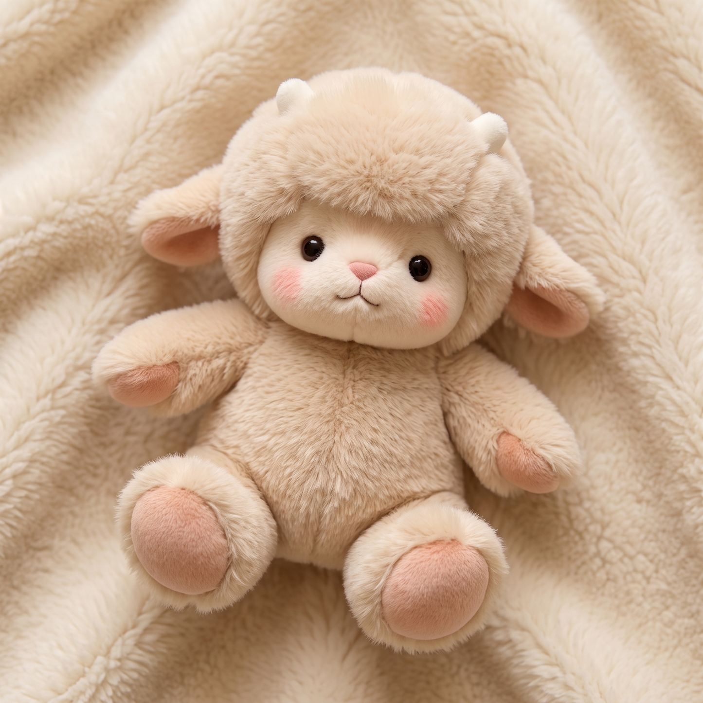 Peluche Mouton qui Court - Detail matière