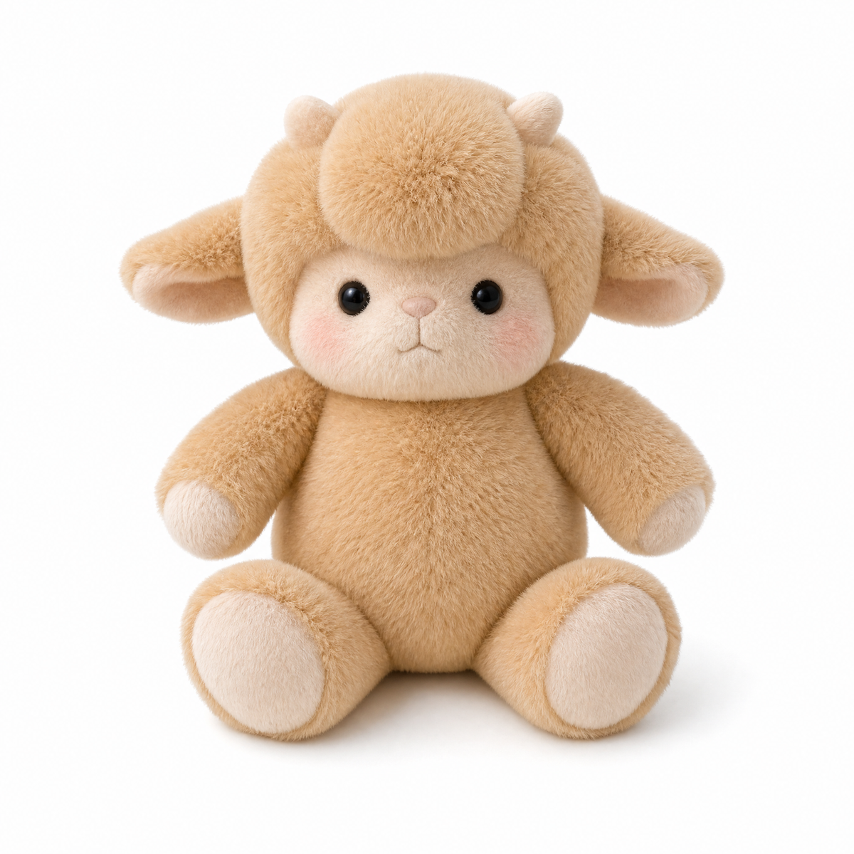 Peluche Mouton qui Court - fond blanc Frontal