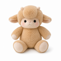 Peluche Mouton qui Court - fond blanc Frontal