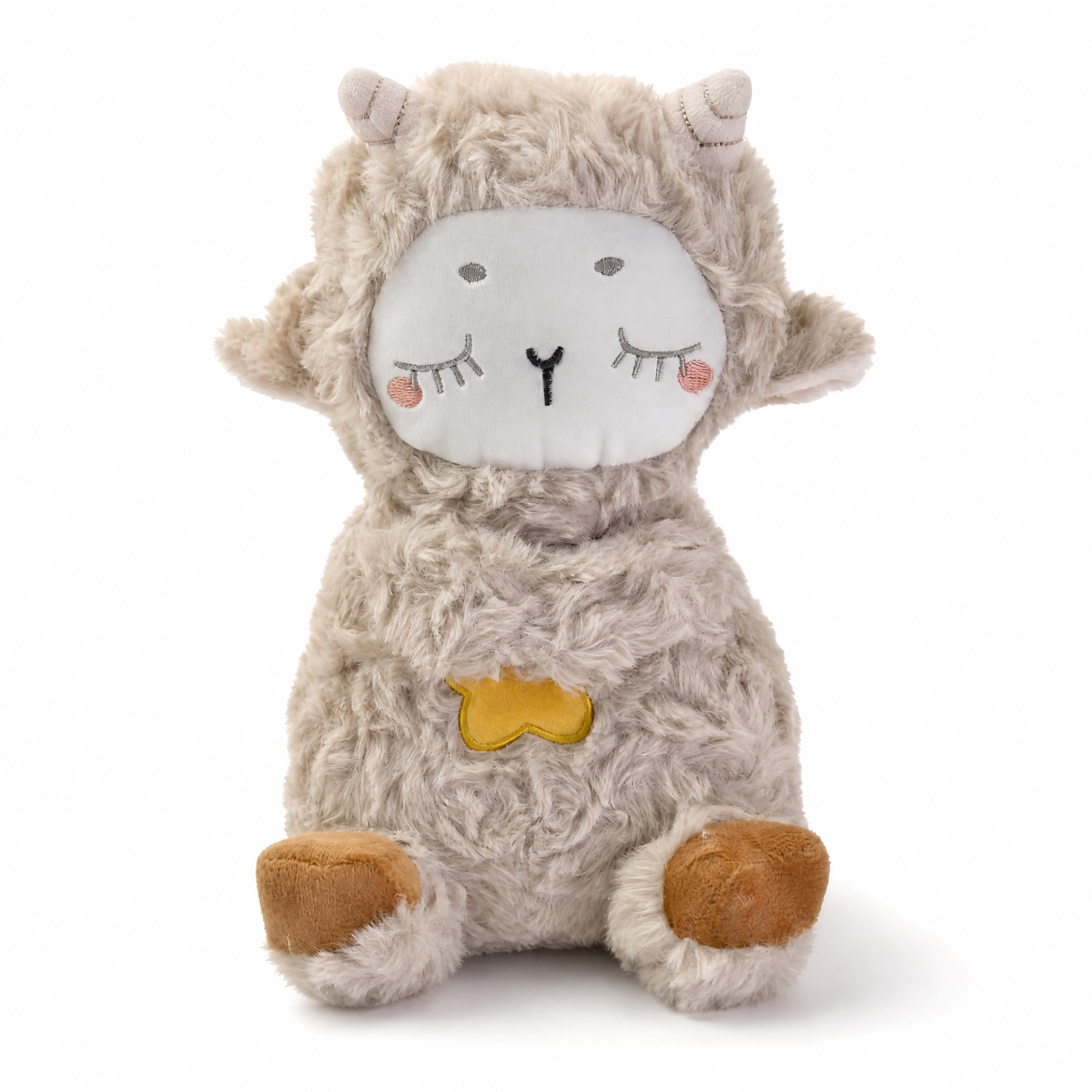 Peluche Mouton Respirante avec Berceuse - fond blanc Frontal