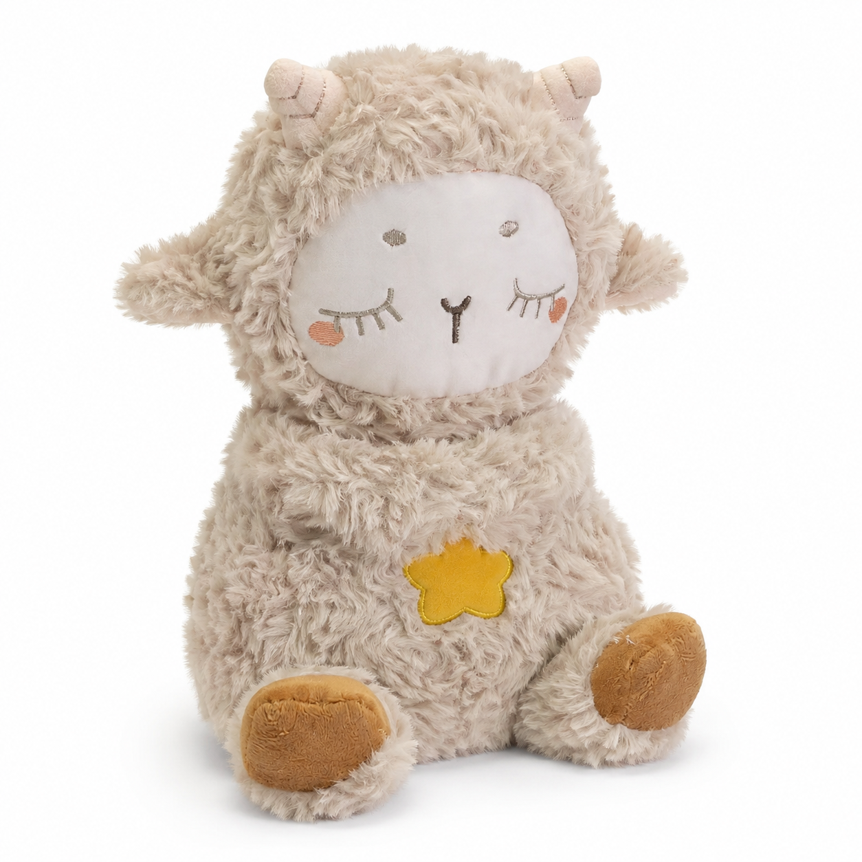 Peluche Mouton Respirante avec Berceuse - Marron