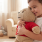 Peluche Ours Saint-Valentin Love Rouge - Utilisation cosy intérieur