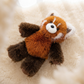 Peluche Panda Roux Animée qui Court 55 cm - Détail matière