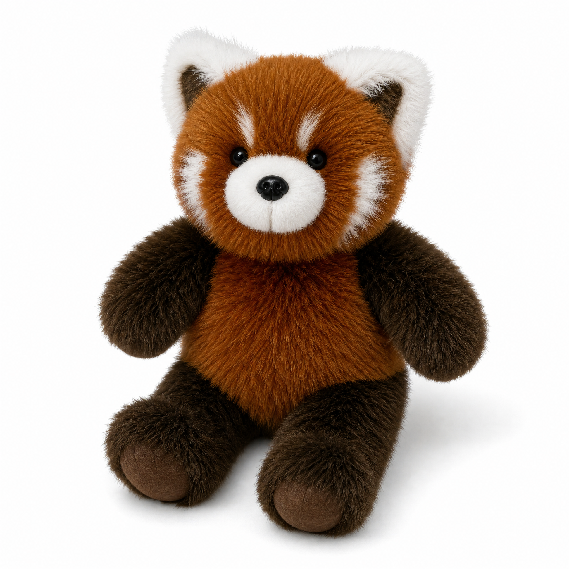 Peluche Panda Roux Animée qui Court 55 cm - Fond blanc frontal
