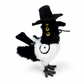 Peluche Pie Sussie Chapeau Haut-de-Forme - Fond blanc frontal