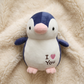 Peluche Pingouin I Love You - Detail matière