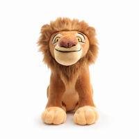 Peluche Roi Lion Mufasa 28 cm - Fond blanc frontal