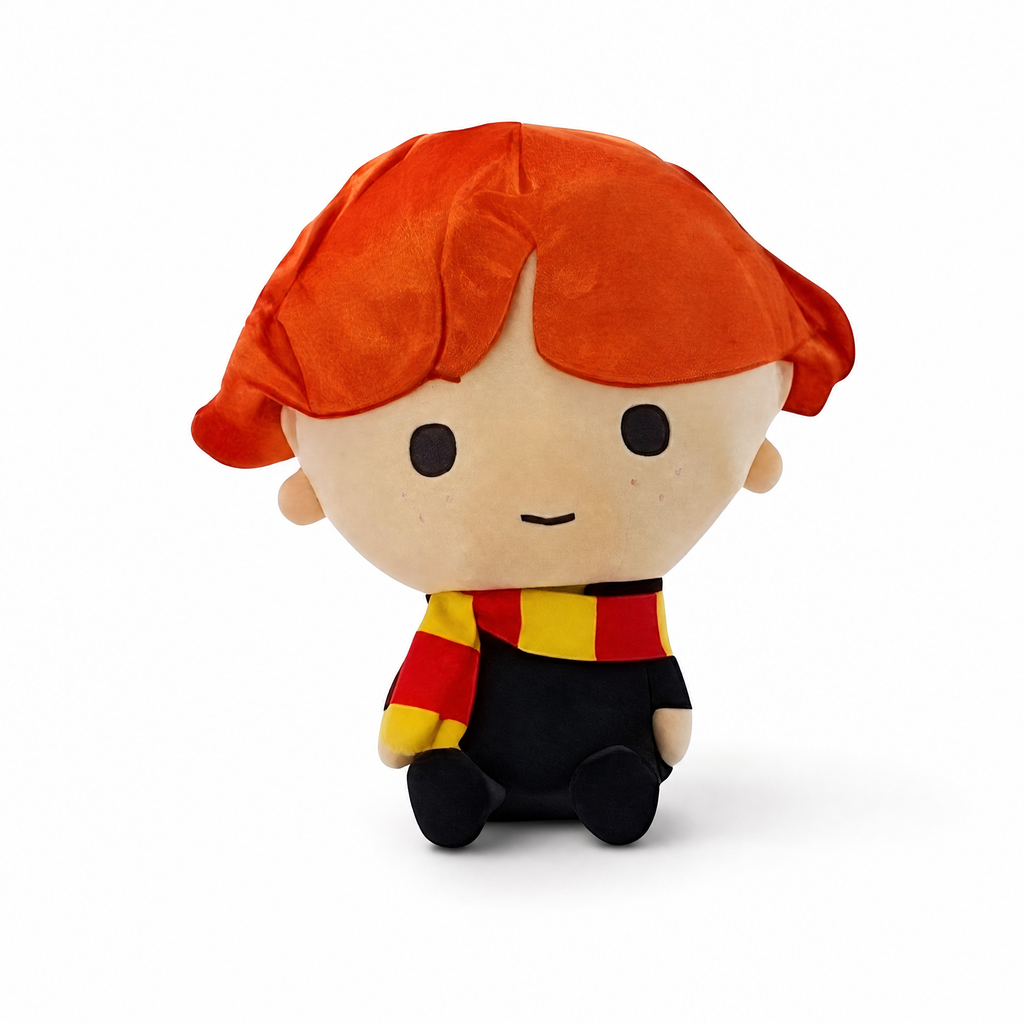 Peluche Ron Weasley 30cm Style Kawaii - Fond blanc frontal