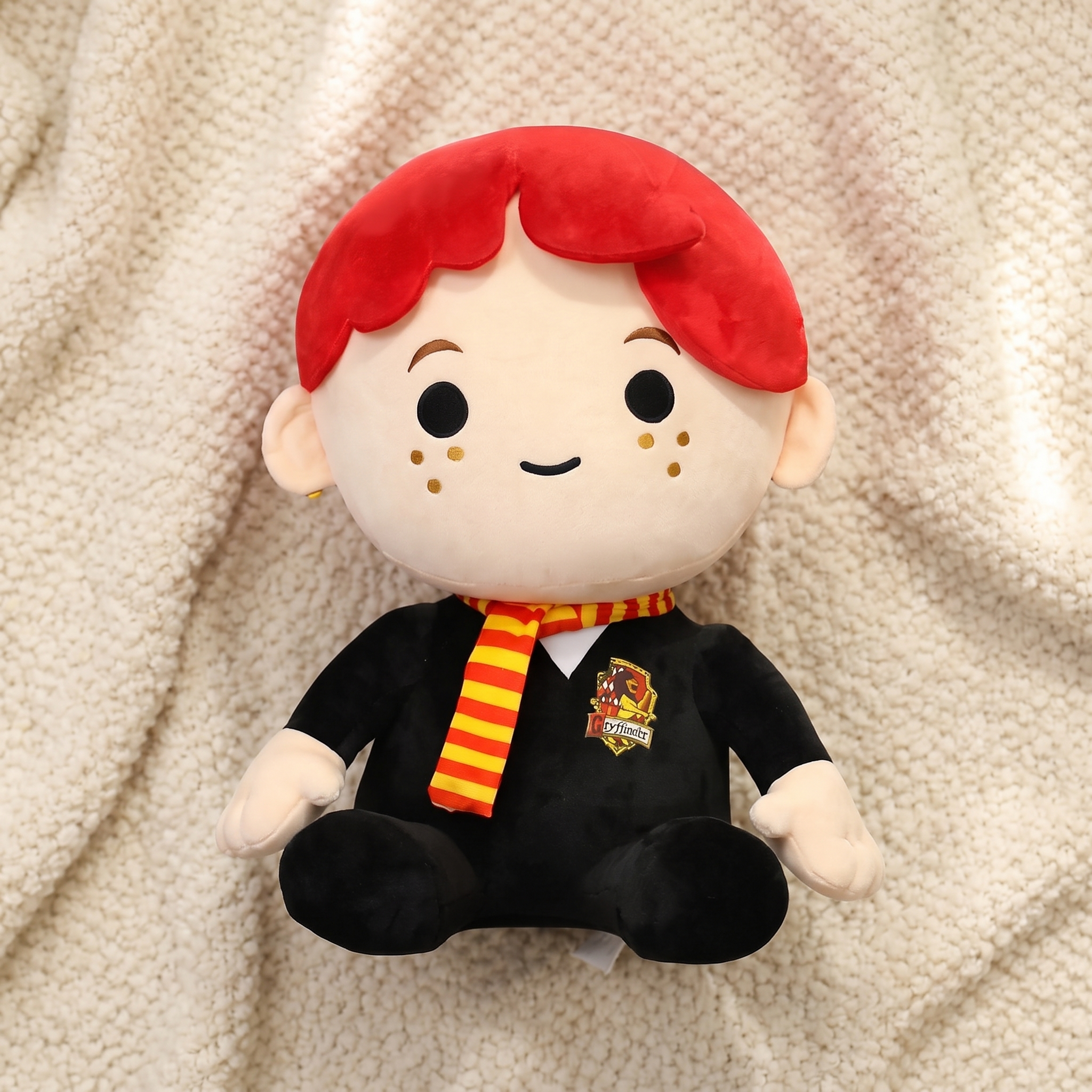 Peluche Ron Weasley en Robe de Sorcier - Détail matière