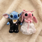 Peluche Stitch Disney Duo Mariés Stitch et Angel - Detail matière