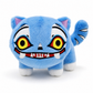 Peluche Tigre Demon Hunters Bleu - Fond blanc frontal