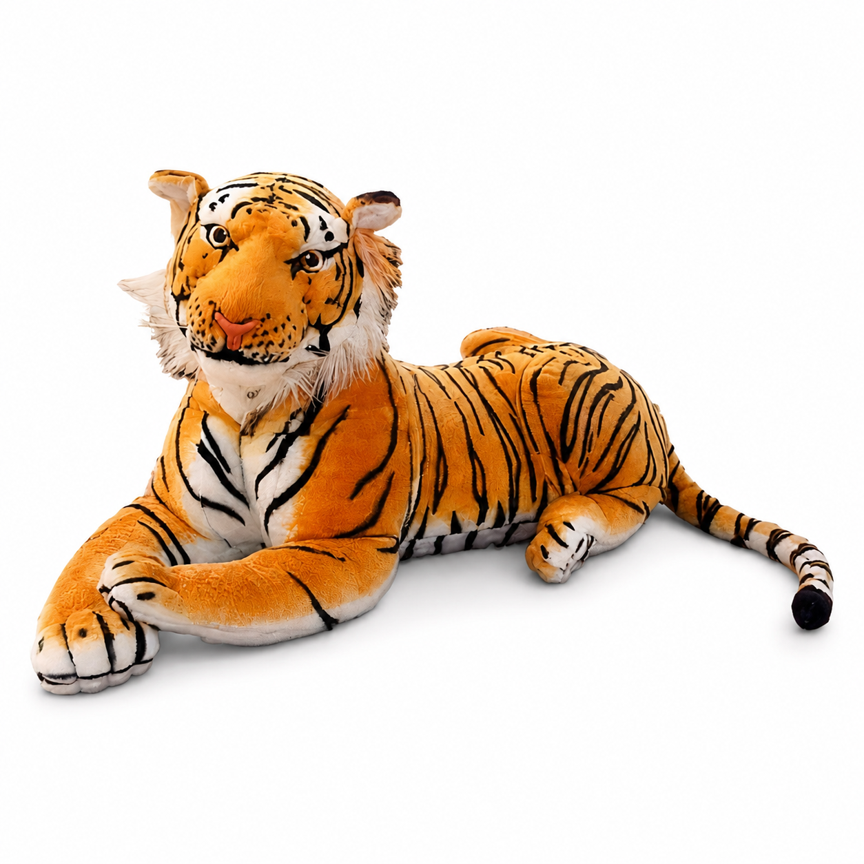 Peluche Tigre Oreiller Géante Confortable - 50-55 cm · 65-70 cm
