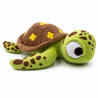 Peluche Tortue Marine Squiz aux Grands Yeux - Fond blanc frontal