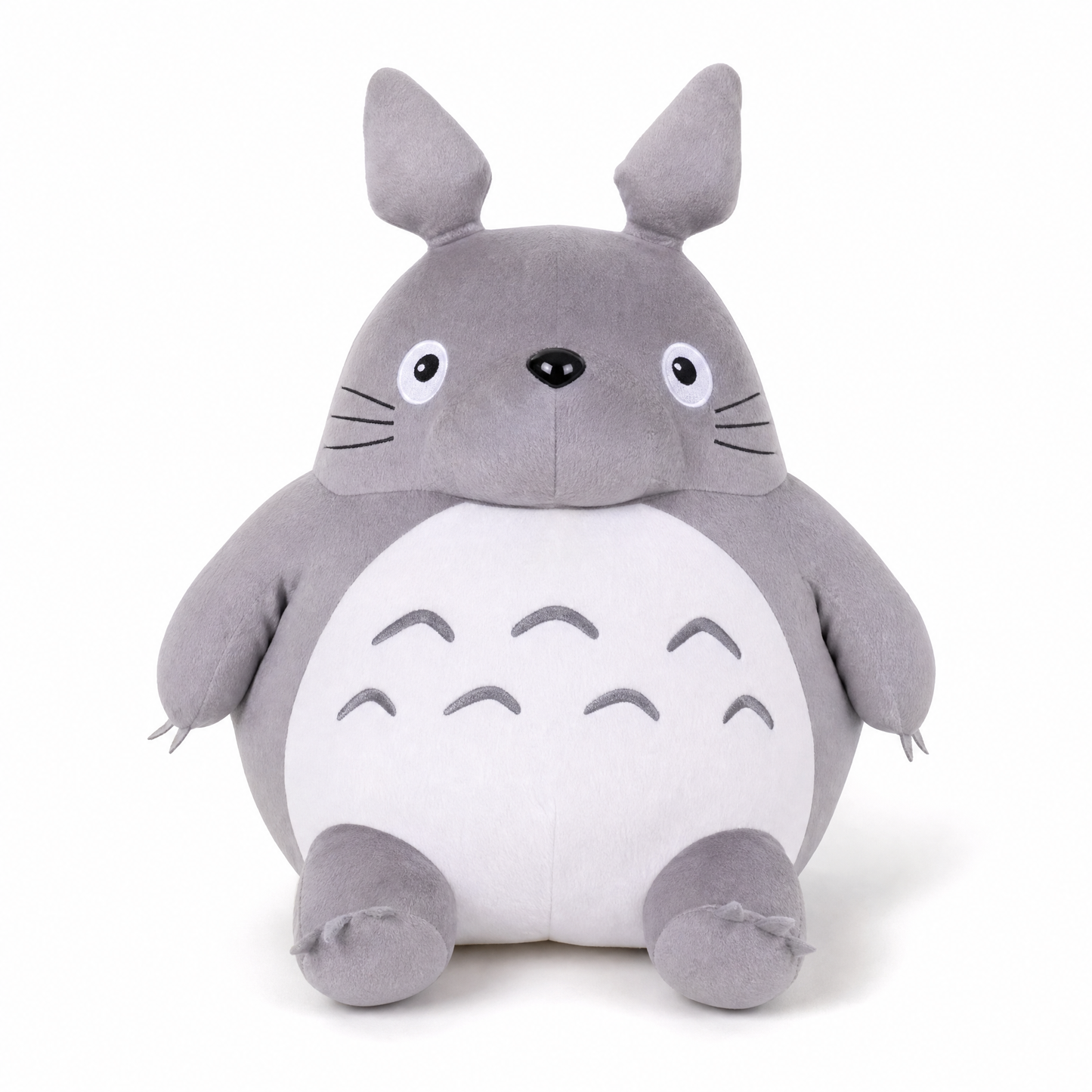 Peluche Totoro Douce Plusieurs Tailles - fond blanc Frontal