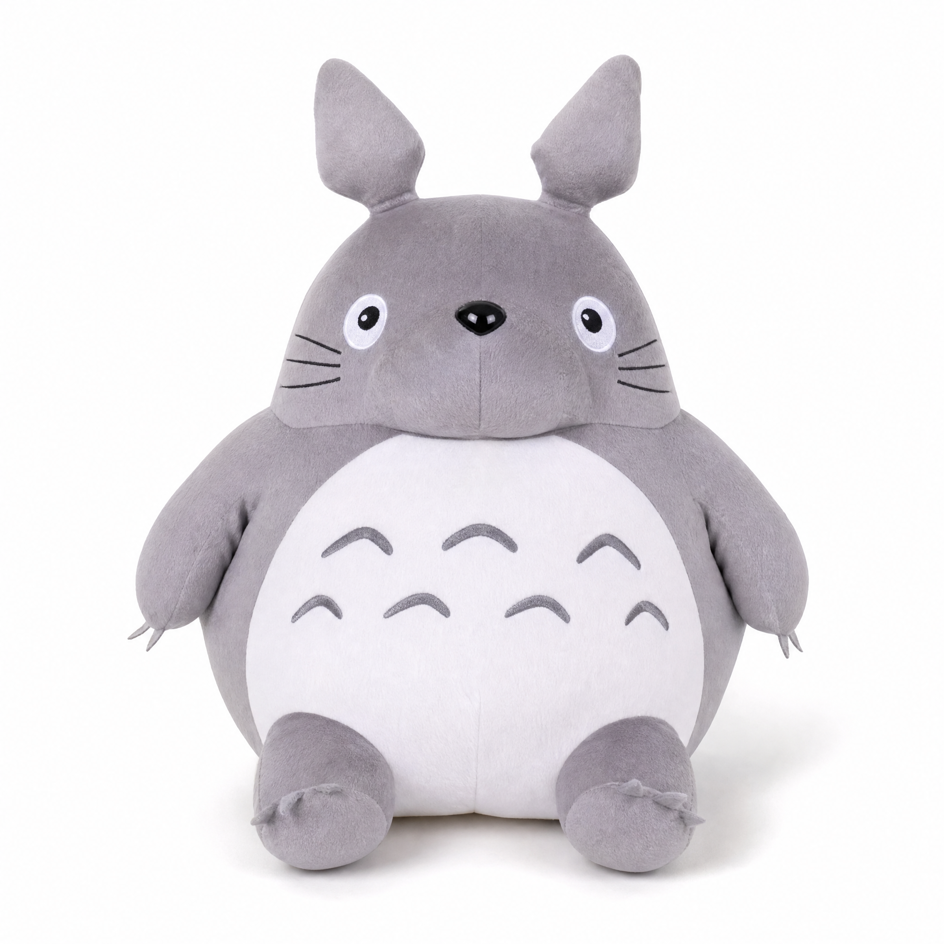 Peluche Totoro Douce Plusieurs Tailles - fond blanc Frontal