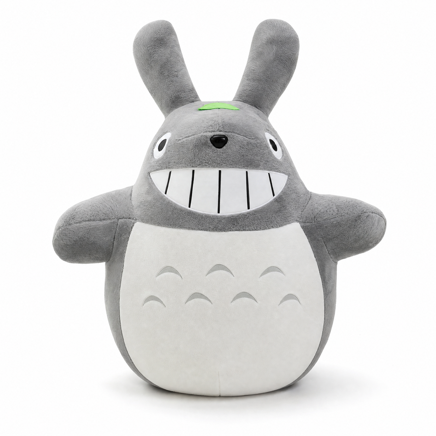 Peluche Totoro Géante Grand Sourire - fond blanc Frontal