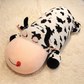 Peluche Vache Géante Allongée - Detail matière