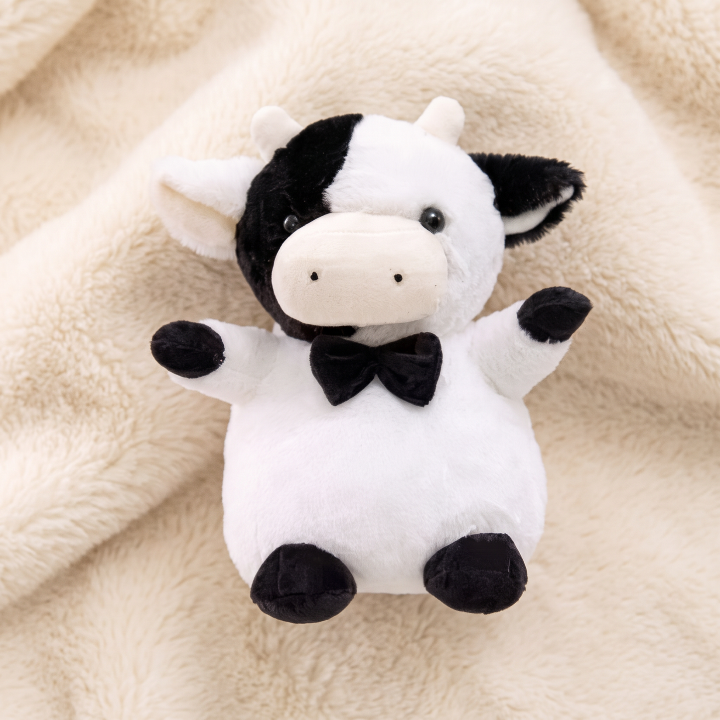 Peluche Vache Gentleman Nœud Papillon - Detail matière