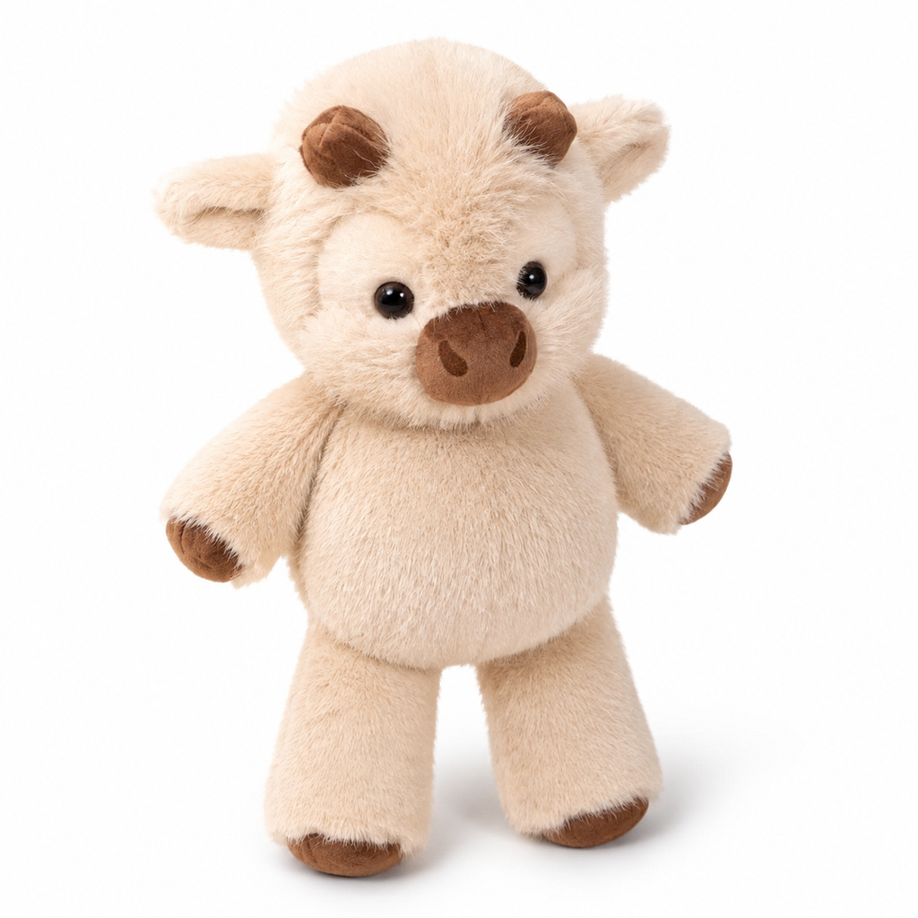 Peluche Vache Interactive Qui Court - Marron / 45 cm · Marron / 60 cm