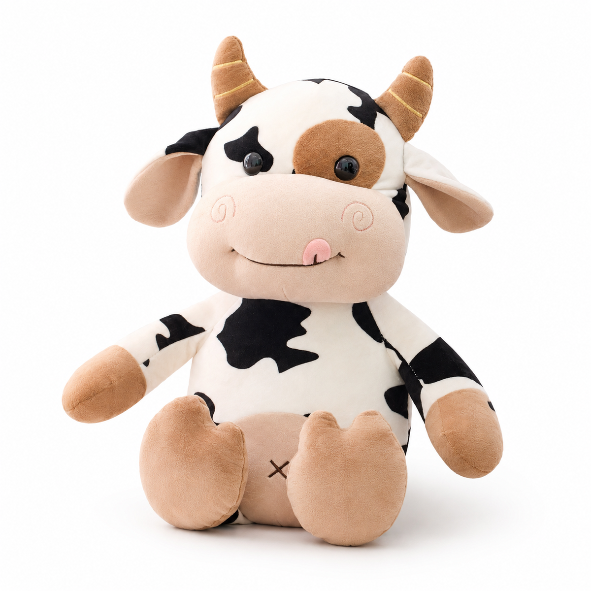 Peluche Vache Tachetée Douce en Coton - 50-cm · 75cm · 40cm · 30 cm