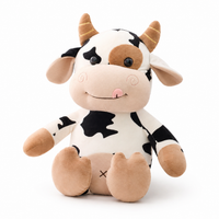Peluche Vache Tachetée Douce en Coton - 50-cm · 75cm · 40cm · 30 cm