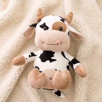 Peluche Vache Tachetée Douce en Coton - Detail matière