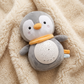 Peluche Veilleuse Bruit Blanc Pingouin - Détail matière