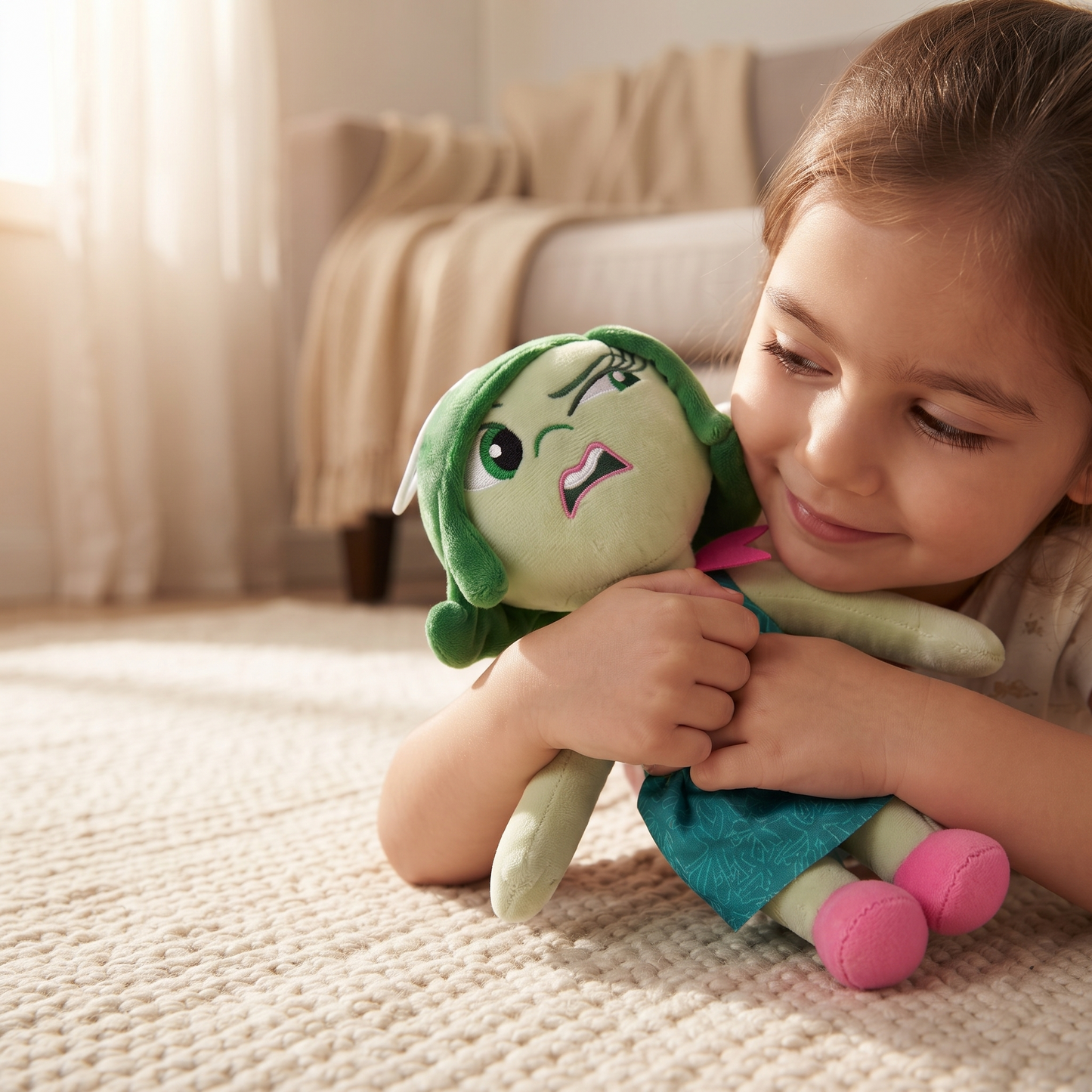 Peluche Vice Versa 2 Personnage Dégoût - Utilisation cosy intérieur