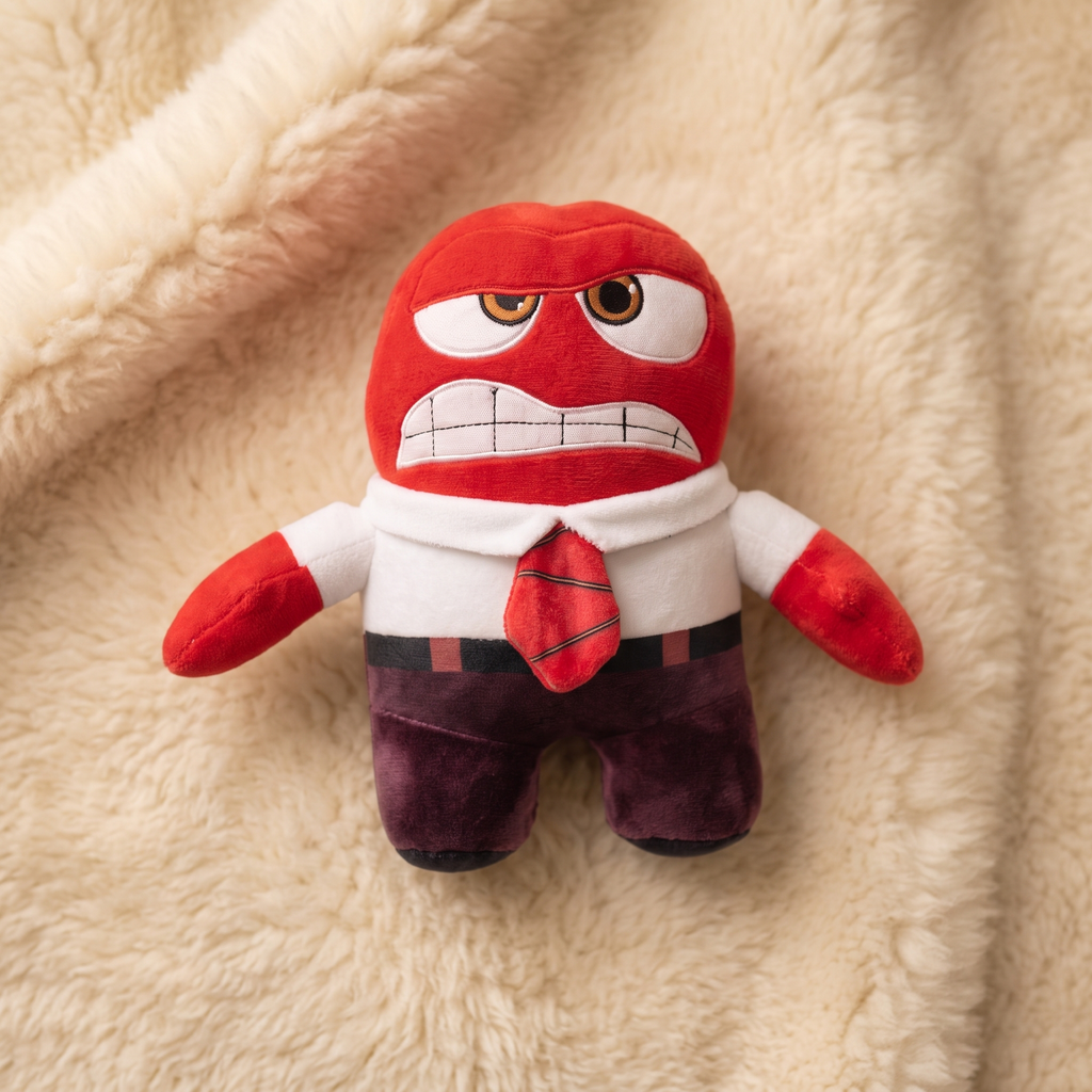 Peluche Vice Versa Colère 24 cm - Détail matière