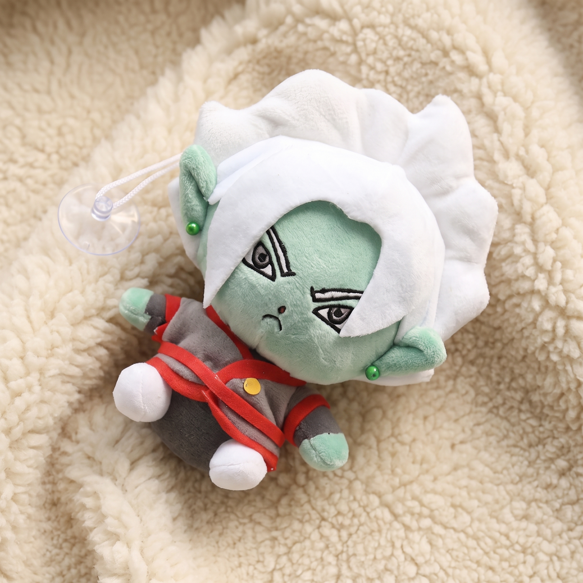 Peluche Zamasu Dragon Ball 22cm - Détail matière
