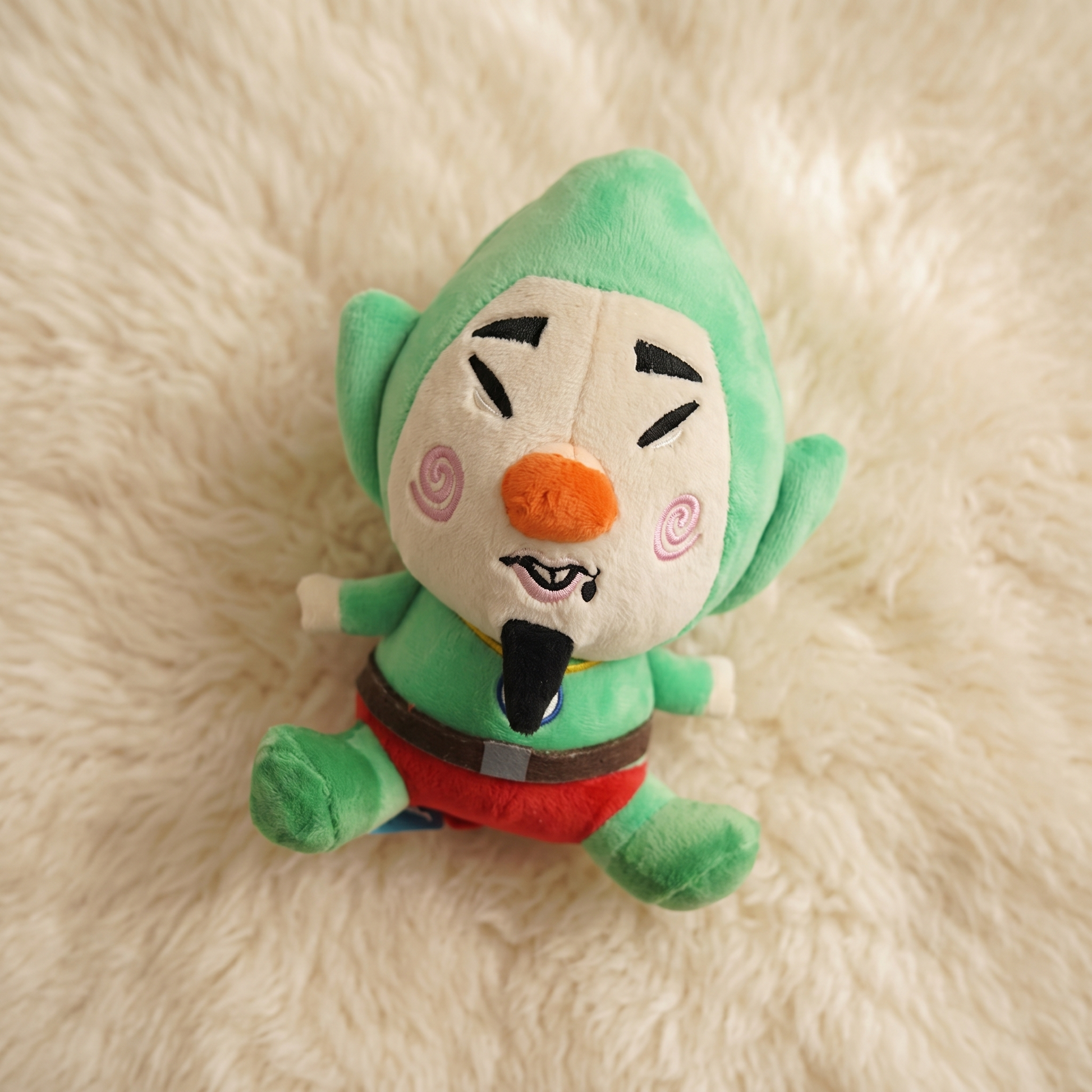 Peluche Zelda Tingle Personnage Jeu Vidéo - Détail matière