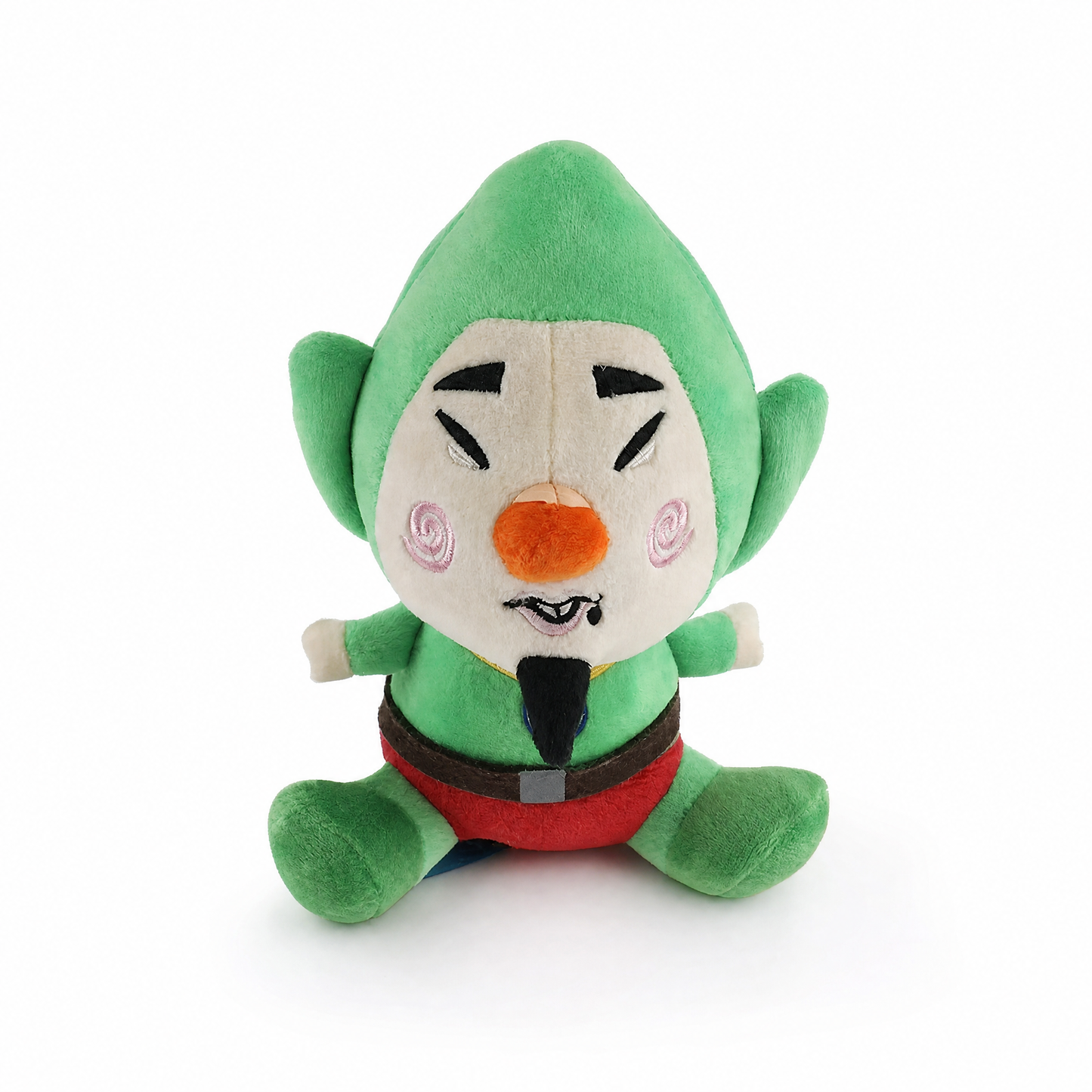 Peluche Zelda Tingle Personnage Jeu Vidéo - Fond blanc frontal