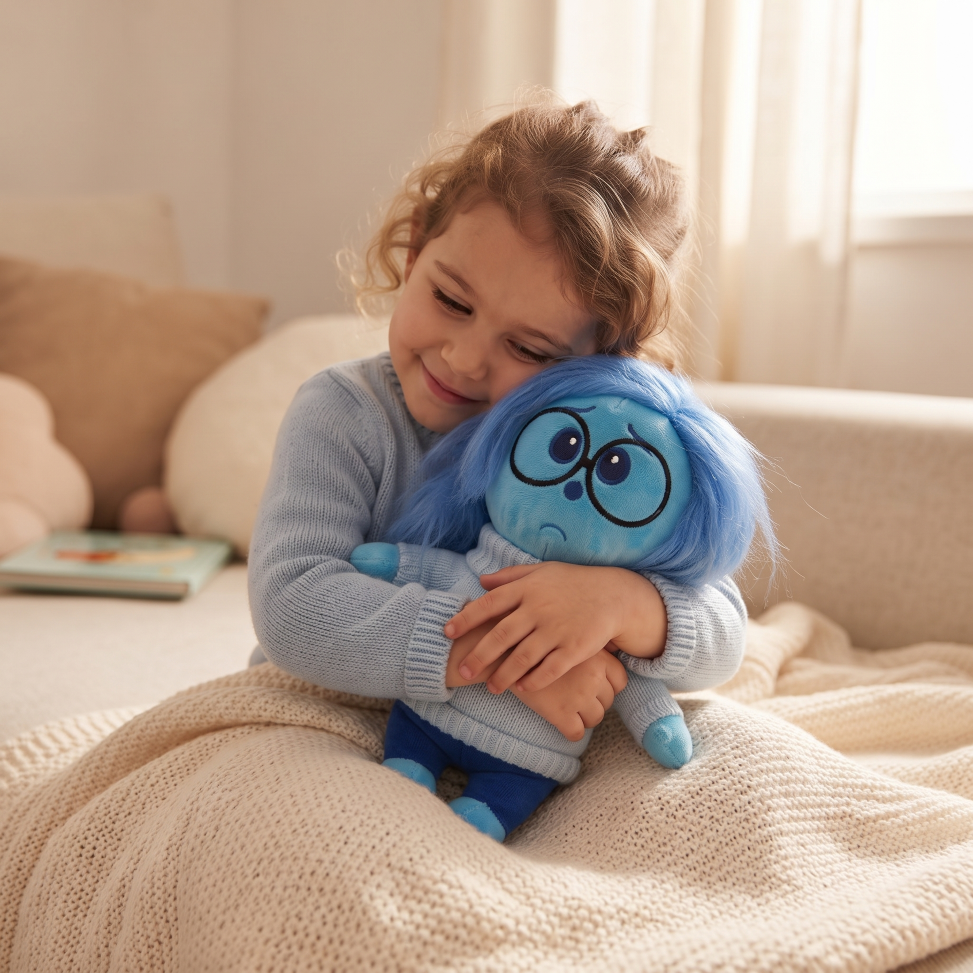 Peluches Vice Versa 2 - Lot de 9 Émotions - Utilisation cosy intérieur