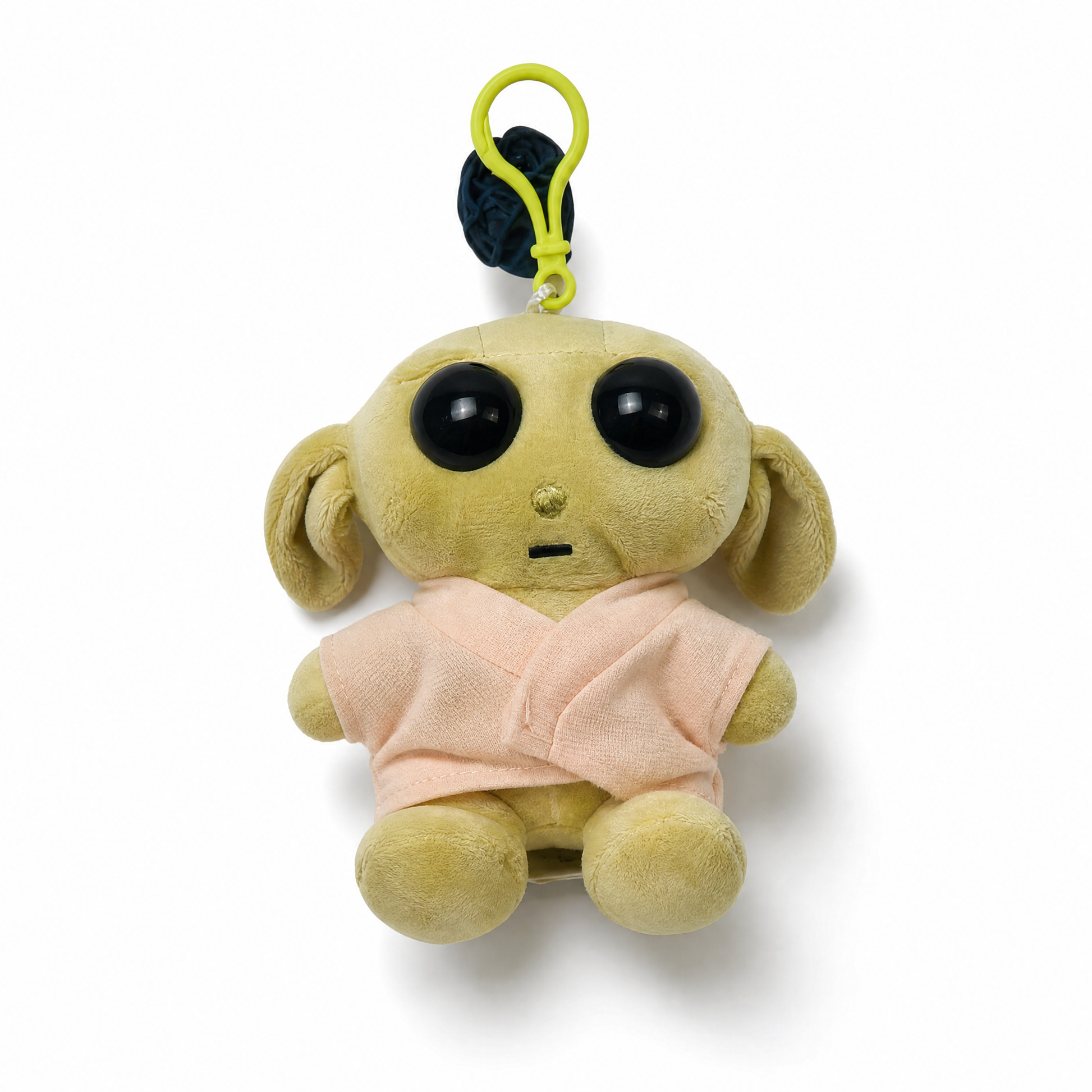Porte-clé Peluche Baby Yoda Grogu 11cm - Fond blanc frontal