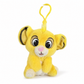 Porte-Clés Simba Peluche Le Roi Lion 12cm - Fond blanc frontal