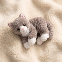 Realistische Katze Kuscheltier - Détail matière