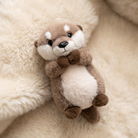 Realistische Otter Kuscheltier Spielzeug Geschenk - Détail matière