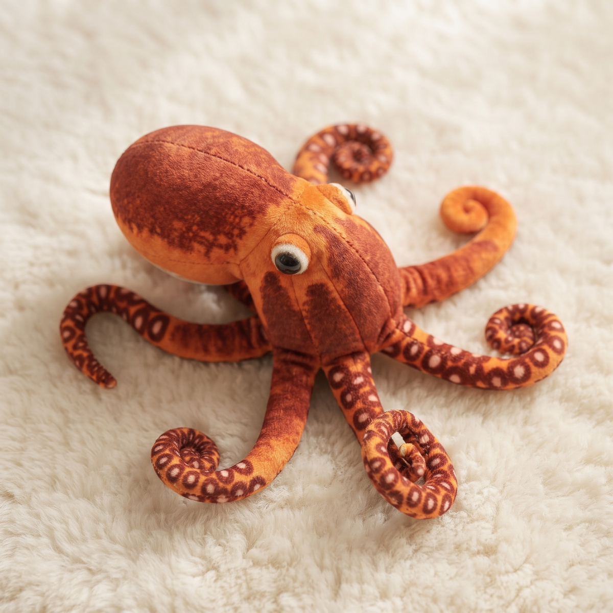 Realistisches Riesenkraken Kuscheltier Oktopus - Détail matière