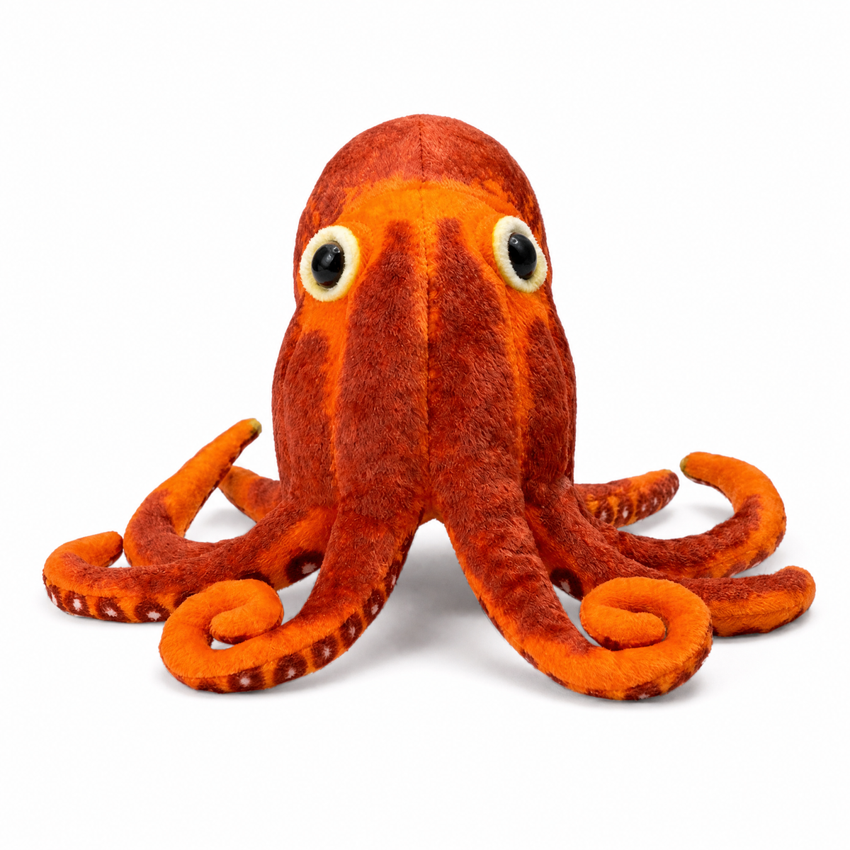 Realistisches Riesenkraken Kuscheltier Oktopus - Fond blanc frontal