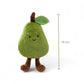 Peluche fruit kawaii poire souriante